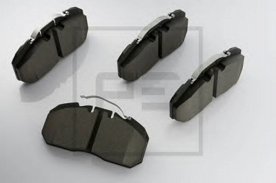 PE AUTOMOTIVE 08631700a -  Комплект тормозных колодок, дисковый тормоз